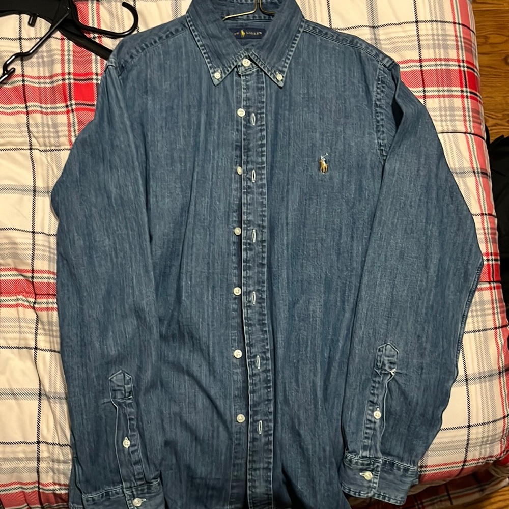 Ralph Lauren Denim Casual Button-Down Shirt